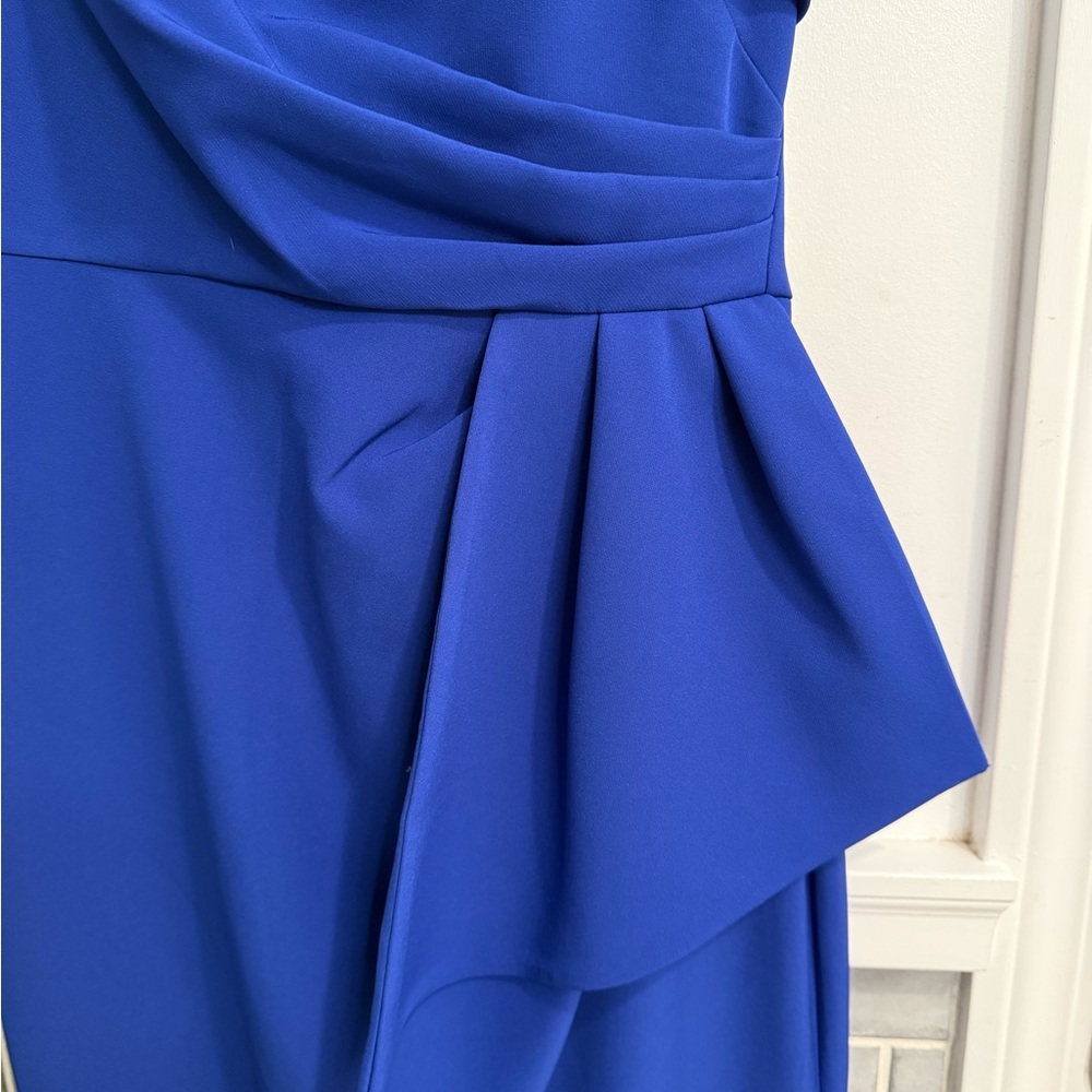 Eliza J NEW WITH TAGS Royal Blue Off-Shoulder Gown - Size 0 - Picture 5 of 8